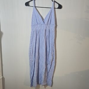 Chic Striped Halter Dress